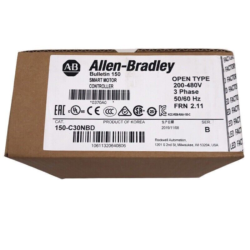 Optimized Allen-Bradley 150-C30NBD Motor Controller for Smart Applications, 30A, Sealed Design, Enhanced Performance - ALLEN-BRADLEY