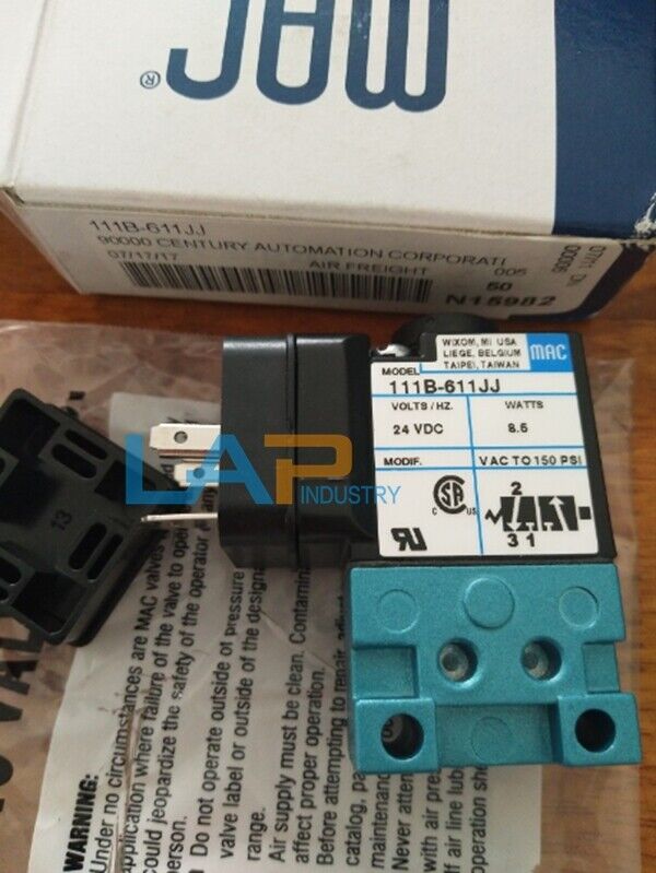 1PCS New FOR Cassette MAC 111B-611JJ Solenoid Valve - KOEED