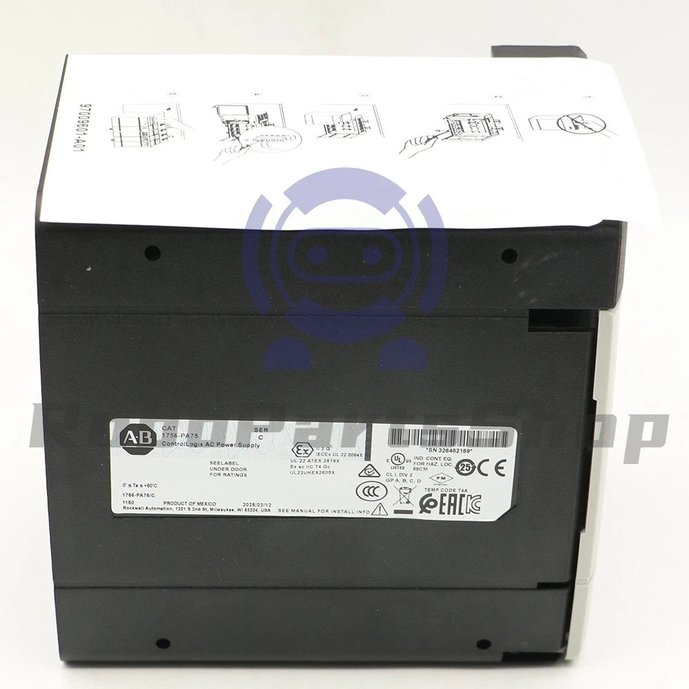 1PCS Factory Sealed AB 1756-PA75 ControlLogix AC Power Supply 1756PA75