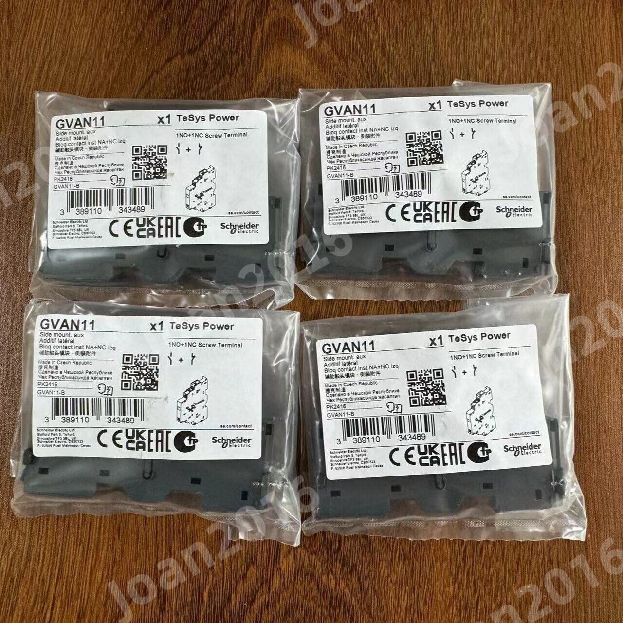 new 10PCS SCHNEIDER ELECTRIC GVAN11, TeSys Deca - auxiliary contact block - SCHNEIDER ELECTRIC