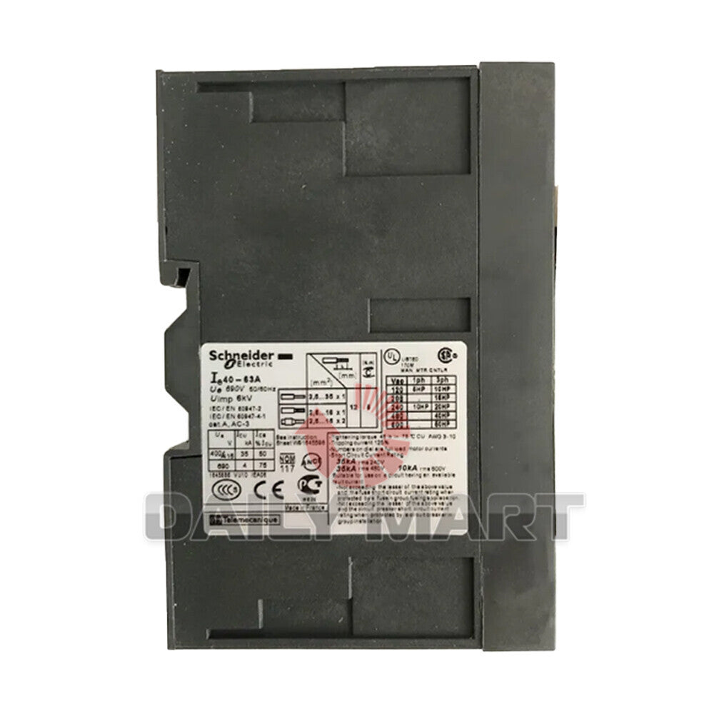 SCHNEIDER GV3-ME63 Motor Circuit Breaker 40-63A