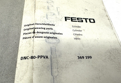 new Festo DNC-80-PPVA Repair Kit 369199 - FESTO