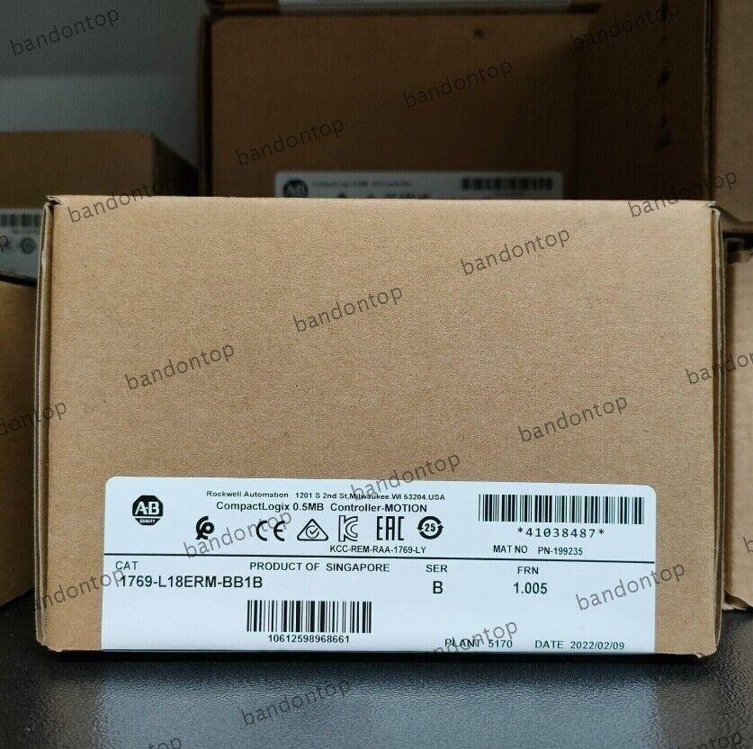 CompactLogix AB 1769-L18ERM-BB1B Controller Motion 0.5MB - COMPACTLOGIX