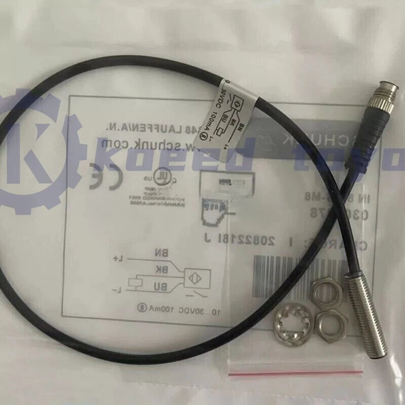 1PCS For SCHUNK Proximity Sensor IN80-S-M8 0301478～