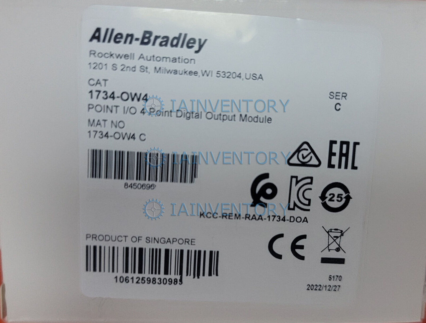Allen-Bradley 1734-OW4 Point 4 Point Digital Output Module - ALLEN-BRADLEY