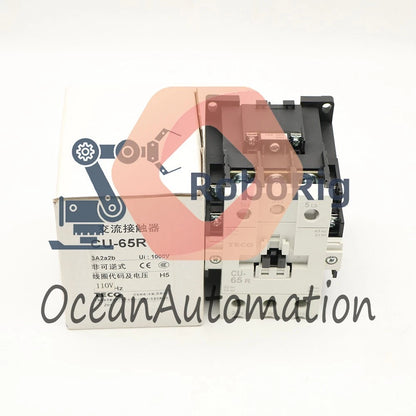TECO CU-65R Magnetic Contactor 100 Amp, 3 Phase, 110V Coil 3A2a2b
