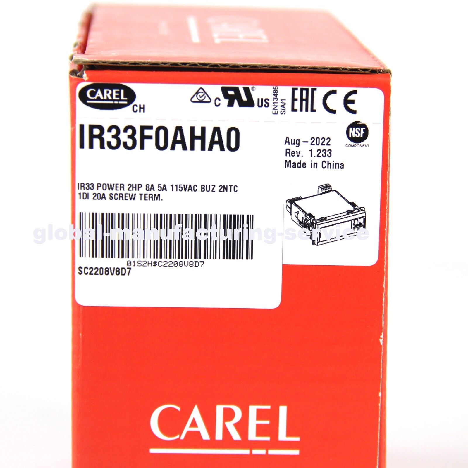 CAREL IR33F0AHA0 Temperature Controller NEW CAREL