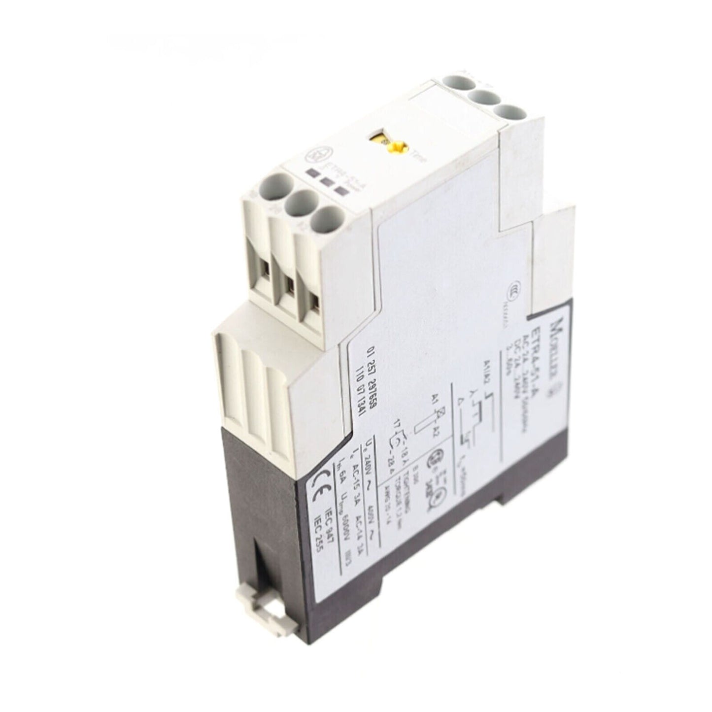 1PCS EATON MOELLER ETR4-51-A Time Relay with 120V-277V AC Power Range and 50Hz-60Hz Frequency - EATON MUELLER