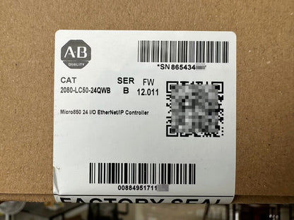 New Allen-Bradley Micro850 EtherNet/IP Controller 2080-LC50-24QWB - ALLEN-BRADLEY