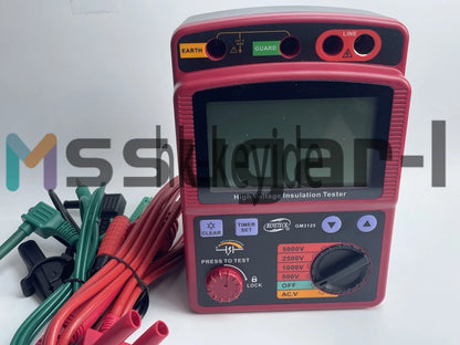 1pcs Insulation Resistance Tester Meter Megger1T Ohm DAR PI GM3125 High Voltag