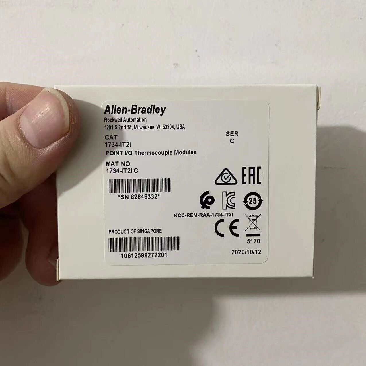 1P New Factory Sealed AB 1734-IT2I SER C POINT 2 Point Input Module 1734IT2I - KOEED