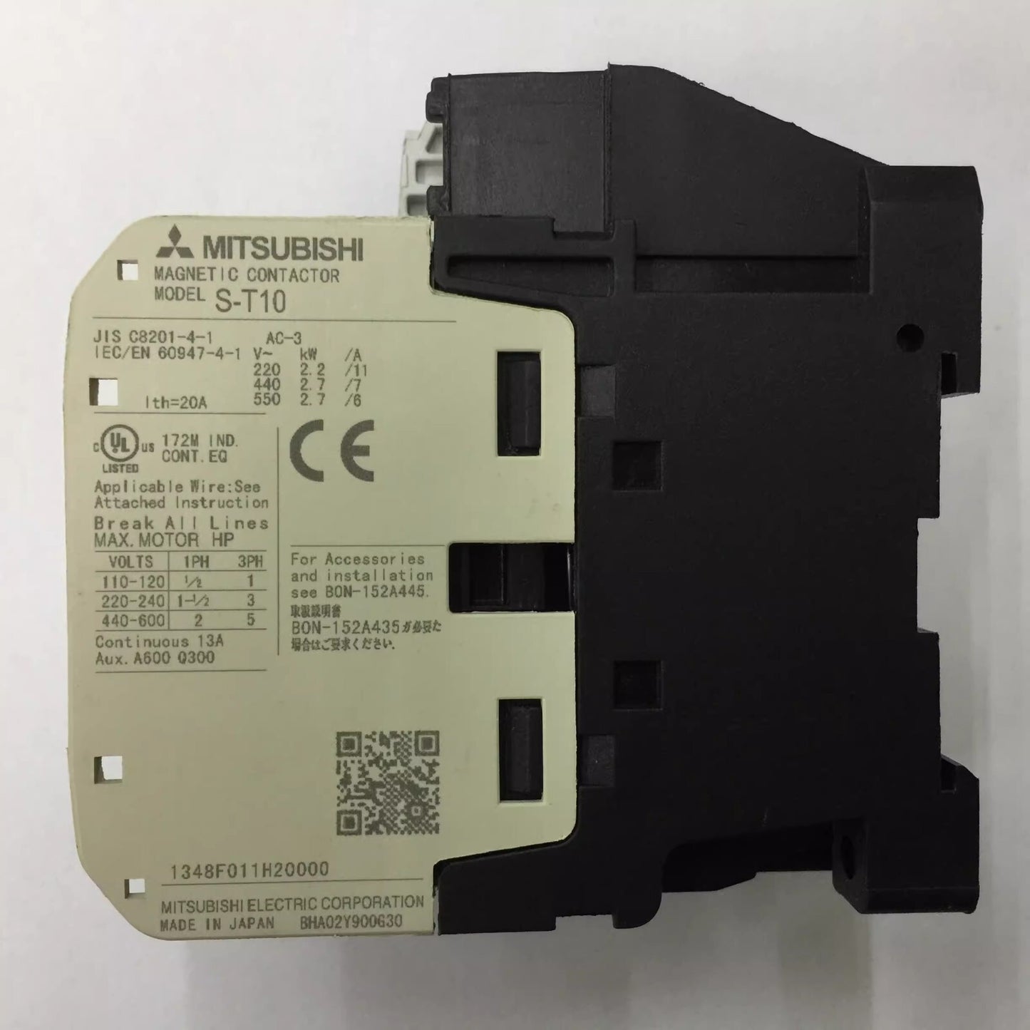 1PCS for Mitsubishi S-T10 AC48V 3-Pole AC Contactor