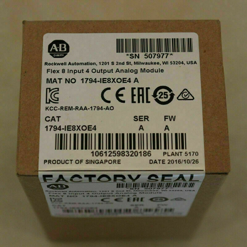 Allen-Bradley 1794IE8XO Input 4 Output Analog Module 1PCS - ALLEN-BRADLEY