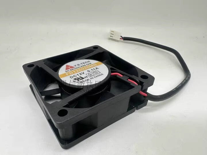 Y.S.TECH 6020 FD126020MB 12V 0.11A 6CM 60*20MM large airflow cooling fan