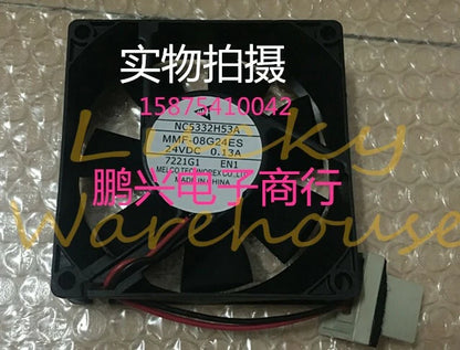 1pc Mitsubishi NC5332H53A MMF-08G24ES-EN1 24VDC 0.13A 2-wire cooling fan