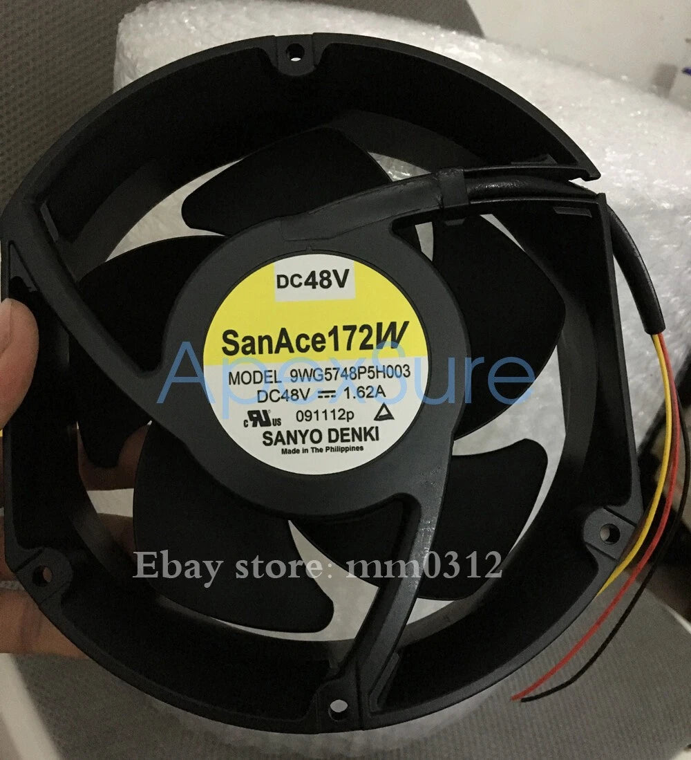 1PC SANYO SanAce172W MODEL 9WG5748P5H003 DC 48V 1.62A 17251 Cooling Fan
