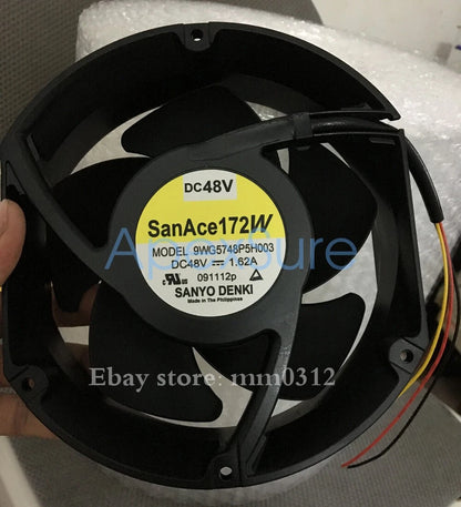 1PC SANYO SanAce172W MODEL 9WG5748P5H003 DC 48V 1.62A 17251 Cooling Fan