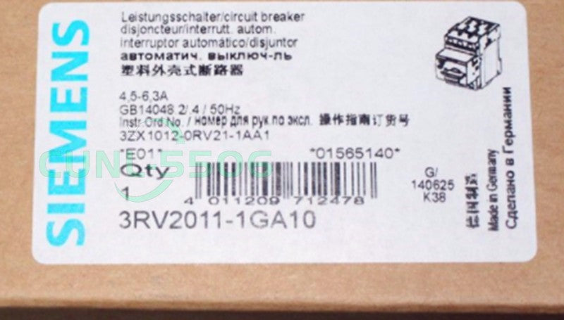 1PC for circuit breaker 3RV2011-1GA10 4.5-6.3A
