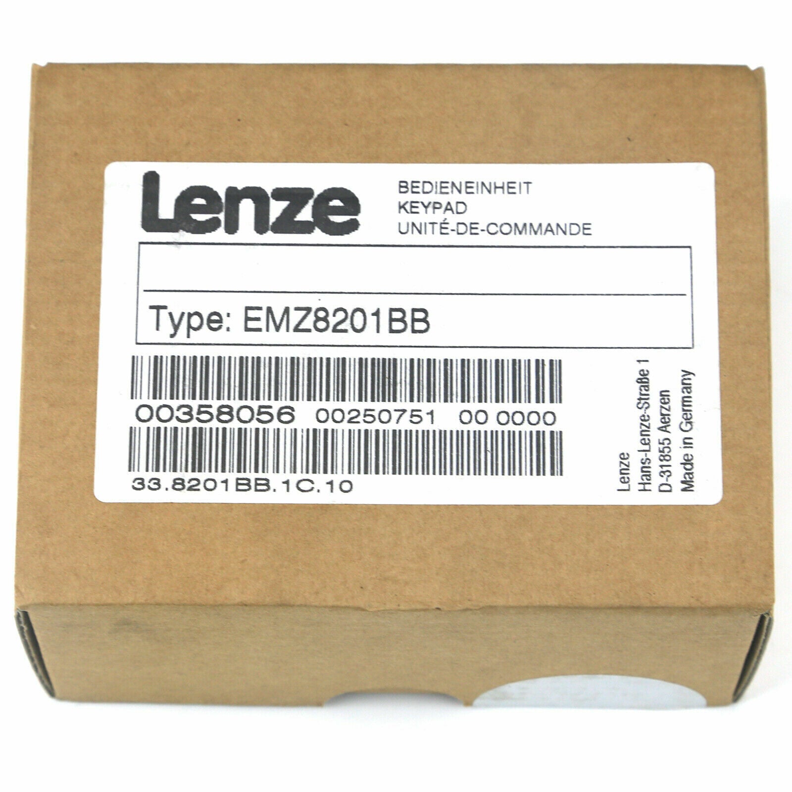 new 1PCS  LENZE EMZ8201BB KEY PAD OPERATOR PANEL IN BOX