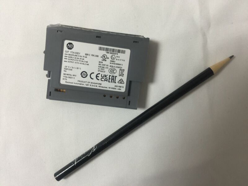 Allen-Bradley POINT 2 Point Analog Output Module 1734-OE2V New US STOCK Allen-Bradley POINT 2 Point Analog Output Module 1734-OE2V New US STOCK Allen-Bradley POINT 2 Point Analog Output Module 1734-OE2V New US STOCK - ALLEN-BRADLEY