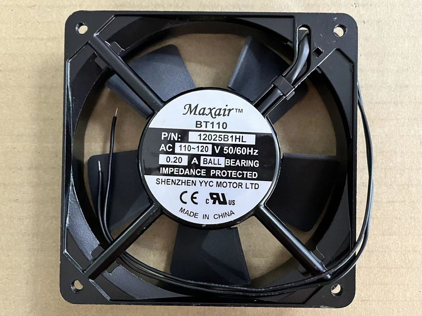 Maxair BT/110 12025B1HL110V 12cm - MAXAIR