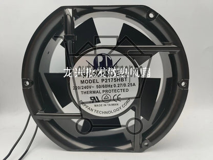 1 PCS Fan 17CM 2 wire Aluminum frame P2175HBT AC220/240V 17251