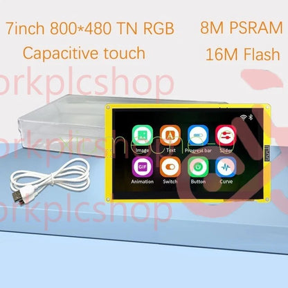 ESP32-S3 HMI WIFI&Bluetooth 7.0 inch Smart Display RGB LCD TFT For Arduino LVGL
