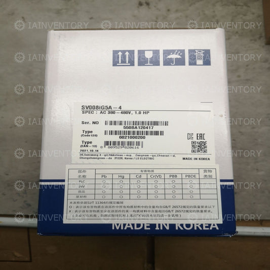 1PC New LS Inverter SV008IG5A-4 0.75KW Fast - Efficient Energy Inverter - High Performance AC Motor Controller - LS