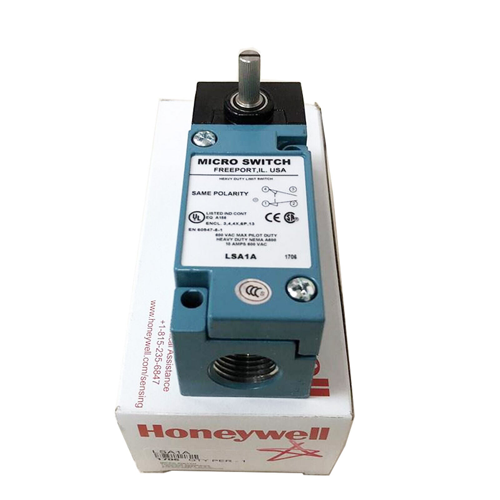 In Box Honeywell Micro Switch LSA1A Heavy Duty Limit Switch