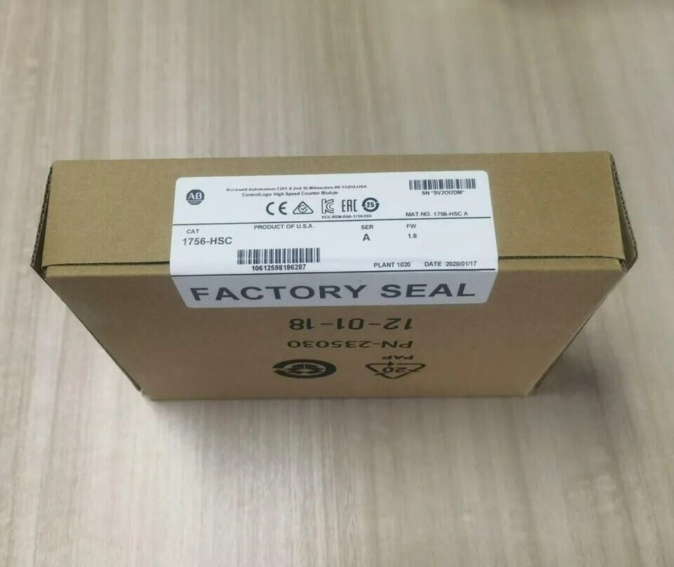 New Factory Sealed Allen-Bradley 1756-HSC ControlLogix High Speed Counter Module - ALLEN-BRADLEY