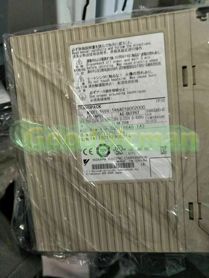 Yaskawa SGDV-1R6A01B002000 Servo Drive (1Pcs)