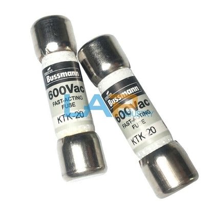 10PCS Bussmann KTK-20 Fuses 20A 600V - Box of 10 - BUSSMANN