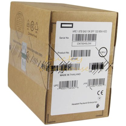 J9F49A 787649-001 HPE MSA 1.8TB 2.5" SAS 10K 12G SFF BC HDD Hard Drive