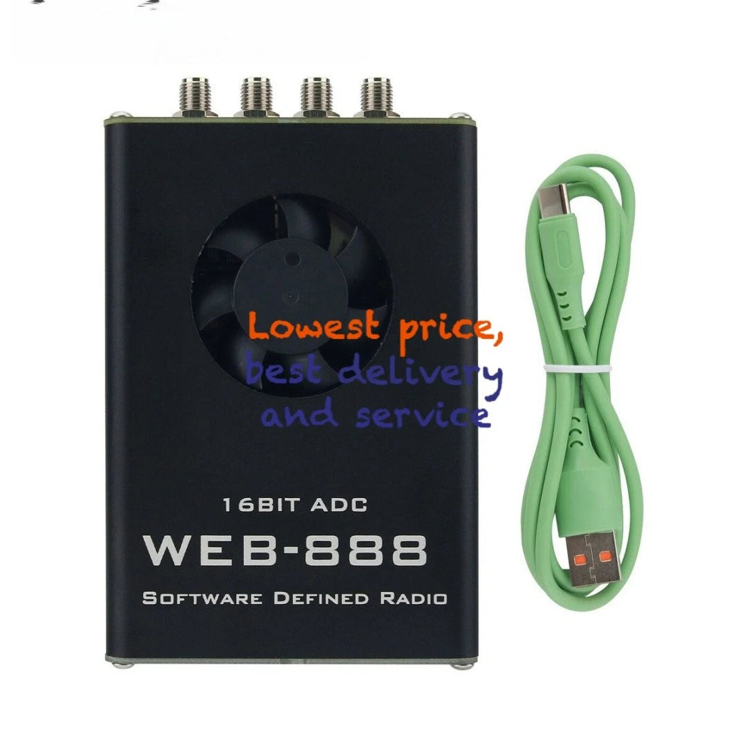 1PC WEB-888 SDR Radio Receiver with 16bit ADC 62M Bandwidth Fast shipping
