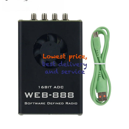 1PC WEB-888 SDR Radio Receiver with 16bit ADC 62M Bandwidth Fast shipping