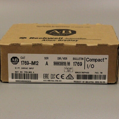 Compact 12-Points 240V AC Input Module 1769-IM12 NEW IN BOX - INNOVATIVE SOLUTIONS