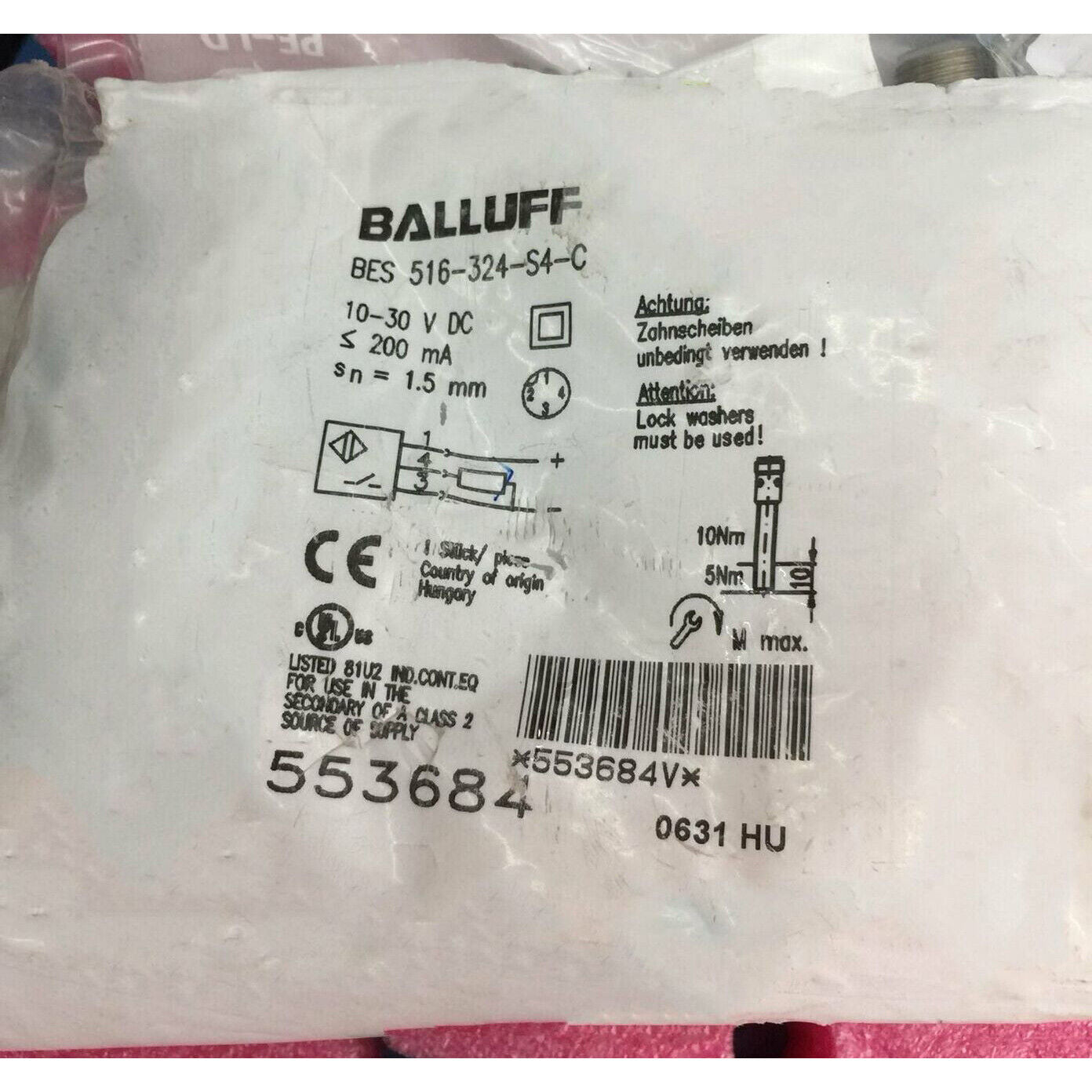 ONE BALLUFF BES 516-324-S4-C Proximity sensor spot - BALLUFF