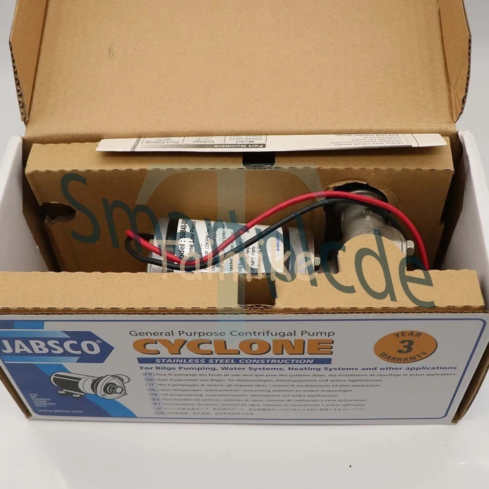 50840-0012 Low Pressure Marine Centrifugal Pump Cyclone 29 GPM for Jabsco