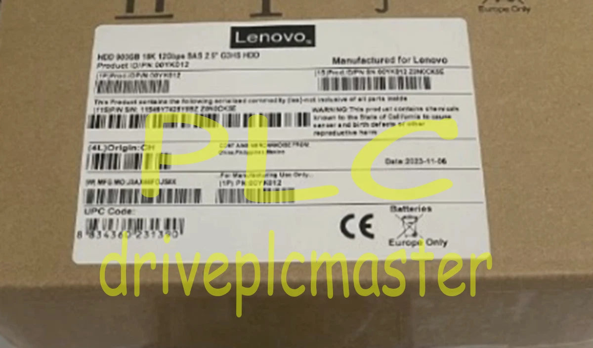 00YK012 7XB7A00023 Lenovo 2.5 " 900GB 15K SAS 12G HDD HARD DRIVE #dr