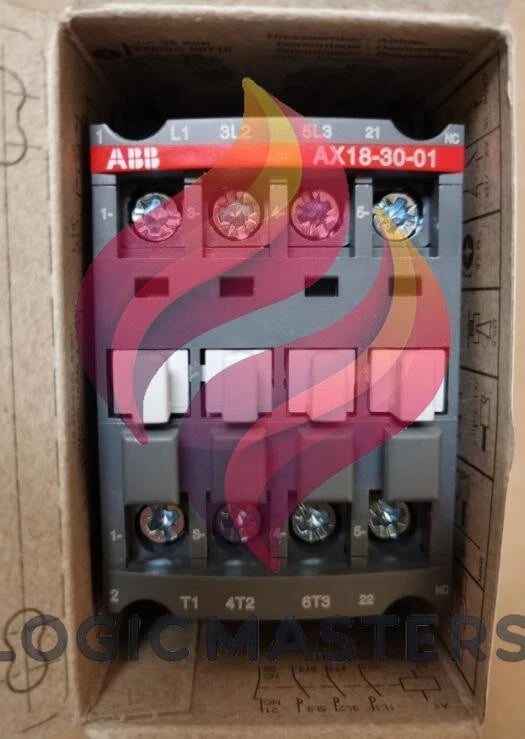 1PCS ABB AC contactor AX18-30-01-80 * 220-230V50Hz/230-240V60Hz