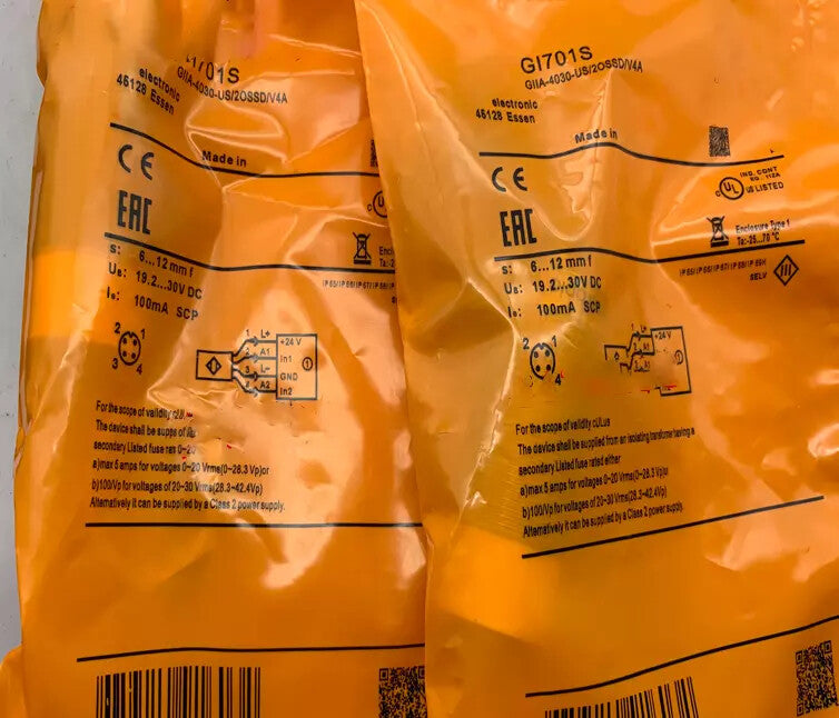 1PC  IFM GI701S Proximity Switch Sensor GI701S Fast Shipping