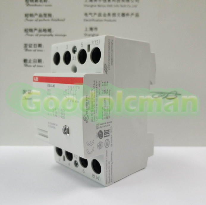 1PC ABB ESB63-40 GHE3691102R0006 230VAC/DC Contactor 4NO