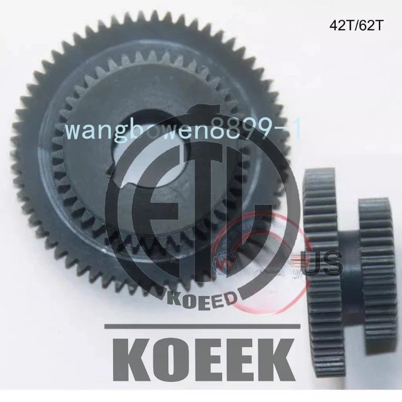 1X 42T/62T 31T/56T teeth duplex gears mini milling Machine duplicate gears #ko