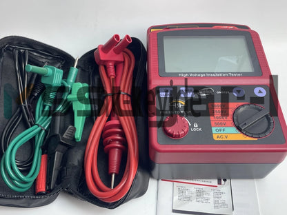 1pcs Insulation Resistance Tester Meter Megger1T Ohm DAR PI GM3125 High Voltag