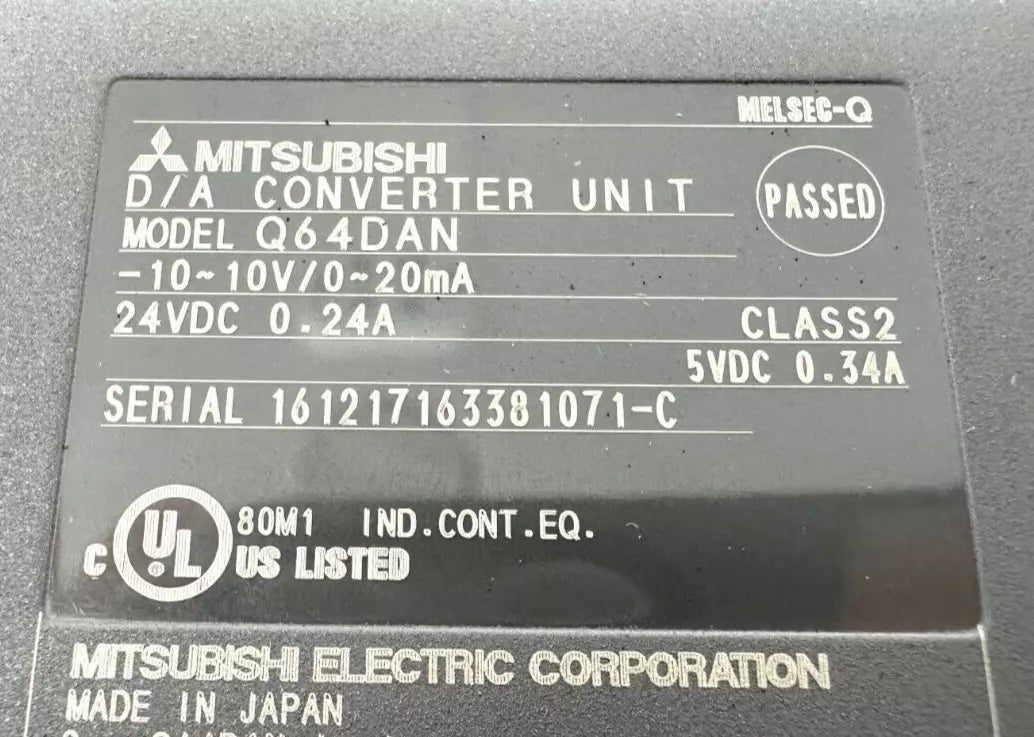 New MITSUBISHI Converter Unit Q64DAN 100% authentic