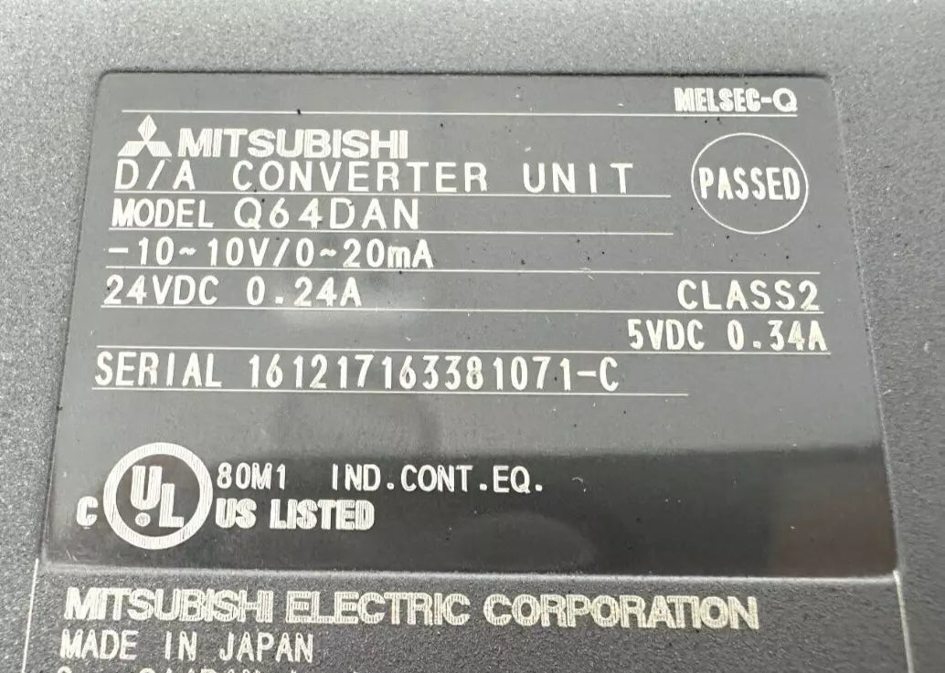 New MITSUBISHI Converter Unit Q64DAN 100% authentic - Mitsubishi