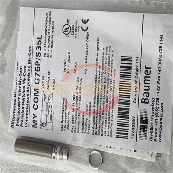Precision Proximity Switch MY COM G75P/S35L - BAUMER