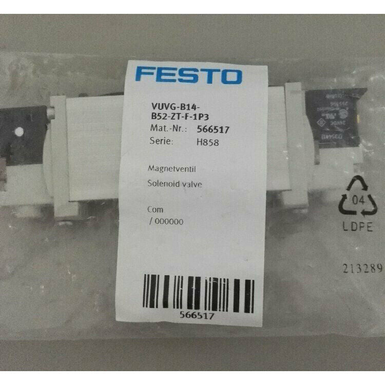 FESTO Solenoid Valve VUVG-B14-B52-ZT-F-1P3 - FESTO