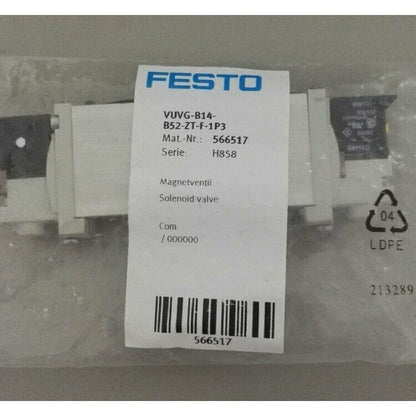 FESTO Solenoid Valve VUVG-B14-B52-ZT-F-1P3 - FESTO