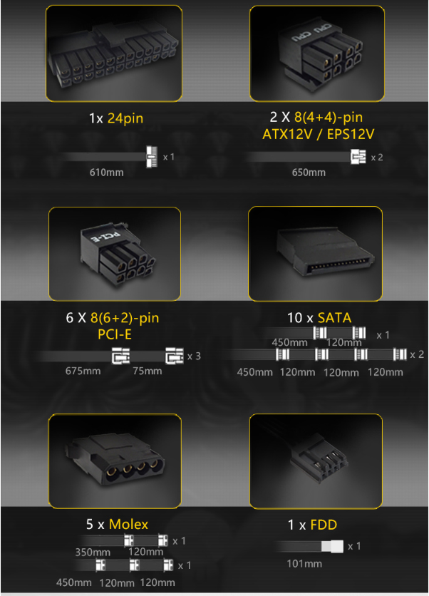 new Antec HCG850 850W full module desktop computer host mute power supply - ANTEC